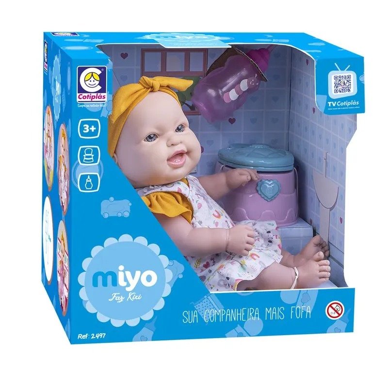 BONECA MIYO FAZ XIXI